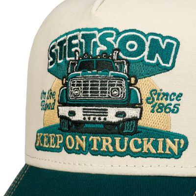 Trucker Cap Keep On Trucking Dark Green - Stetson