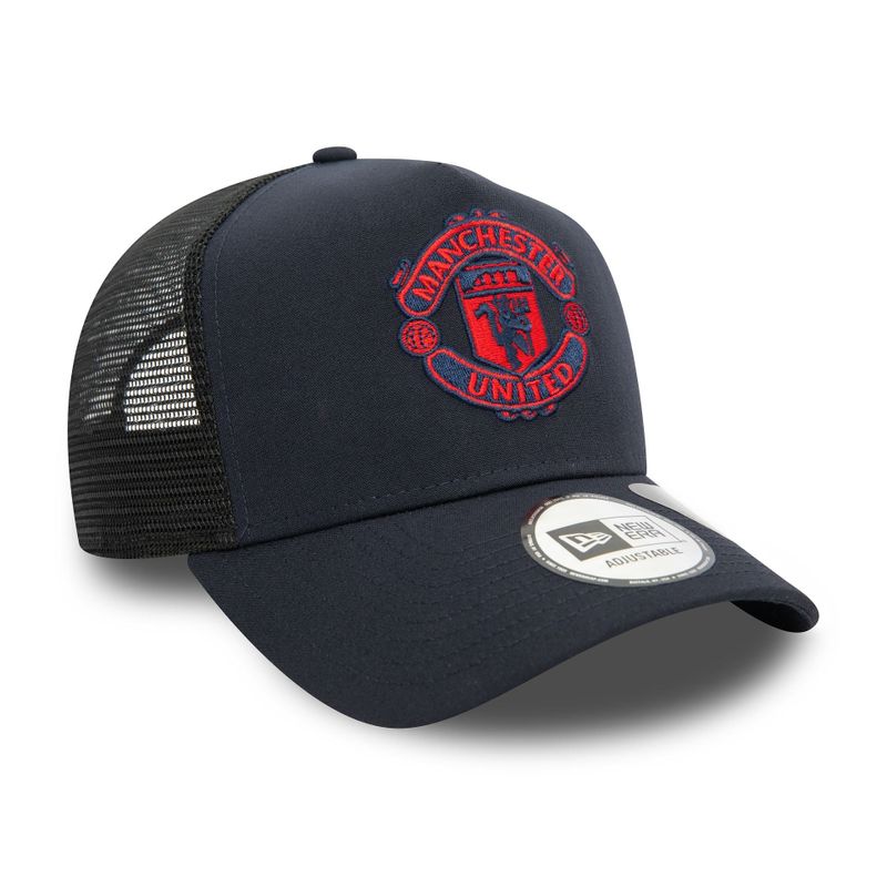 Manchester United FC Navy E-Frame  Repreve Trucker Cap - New Era