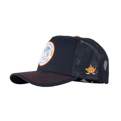 Naturen Trucker Keps Hooked Black/Orange - SQRTN