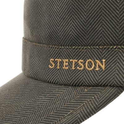 Army Cap Herringbone Mud/Black Stetson