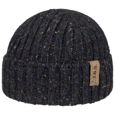 Hantsport Donegal Wool Navy Beanie - Stetson