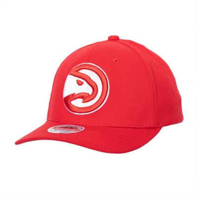 NBA Team Ground 2.0 Stretch Snapback Hawks Red Cap - Mitchell & Ness