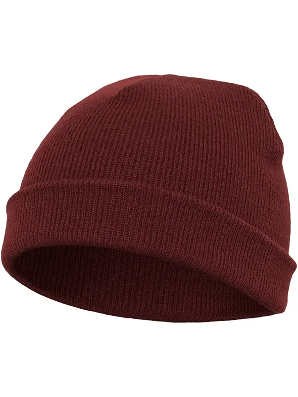 Yupoong Heavyweight Beanie Short Maroon