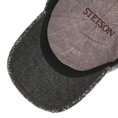 Classic Donegal Tweed Black/White Cap - Stetson
