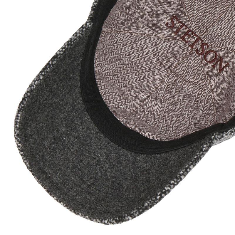 Classic Donegal Tweed Black/White Cap - Stetson