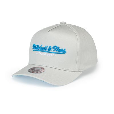 Grey Blue Pro Crown Snapback- Mitchell & Ness