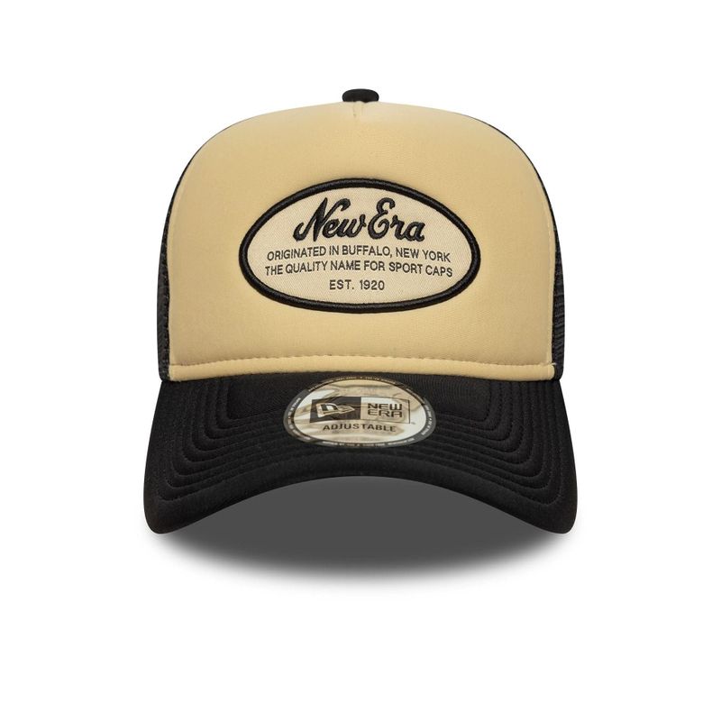 Oval Patch Black 9FORTY E-Frame Trucker Cap - New Era
