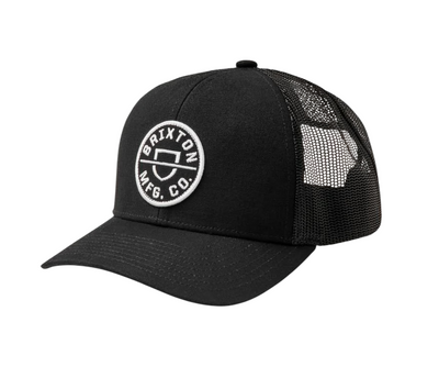 Brixton Crest X MP Mesh Cap Black Black