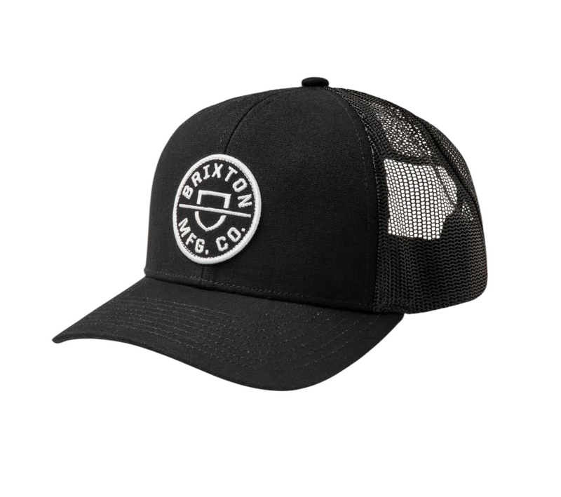 Brixton Crest X MP Mesh Cap Black Black