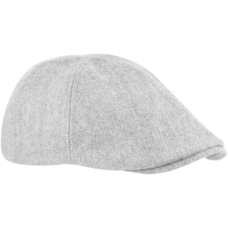 Ivy Cap Flat Cap Light Grey - Beechfield