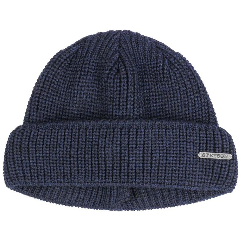 Nashville Knit Docker Cap Navy - Stetson