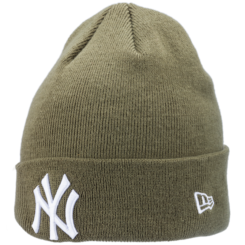 New Era New York Yankees Basic Cuff knit olivgrön mössa