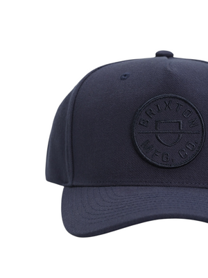 Brixton Crest MP Snapback Washed Navy