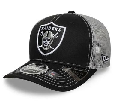 Las Vegas Raiders NFL Black 9SEVENTY Stretch Snap Adjustable Cap - New Era