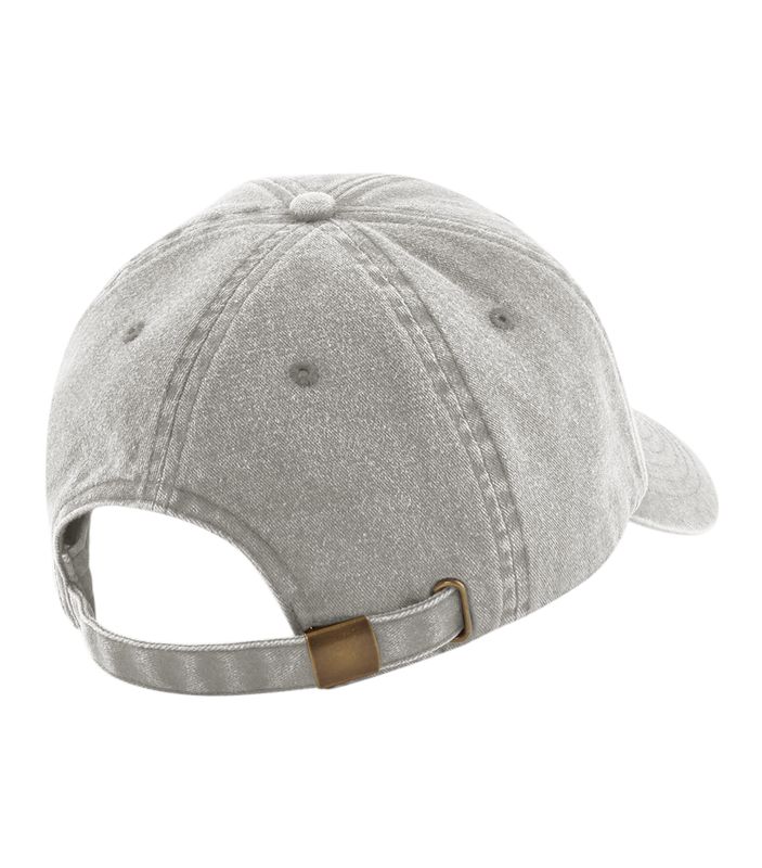 Low Profile Vintage Cap - Vintage Grey - Beechfield