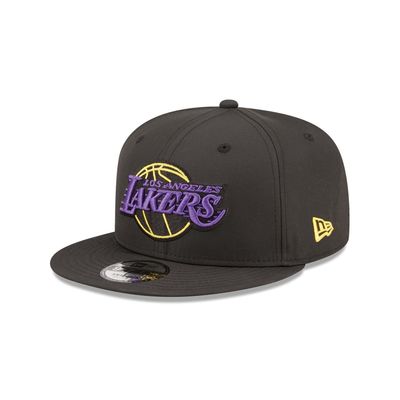 9fifty Los Angeles Lakers Neon Pack Snapback Cap Black - New Era