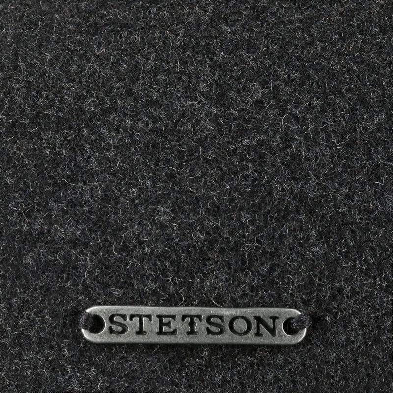 Texas Wool/Cashmere Anthracite Gatsby Cap - Stetson