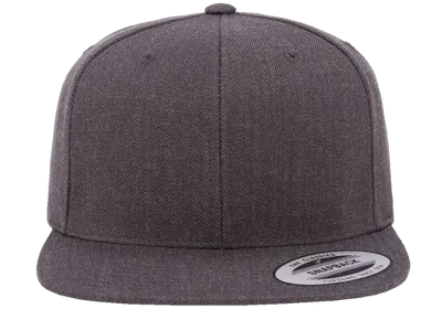 YP Classics Premium Snapback Dark Heather Grey - Yupoong
