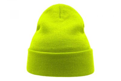 WIND Double Skin Beanie Neon Yellow/Green- Atlantis
