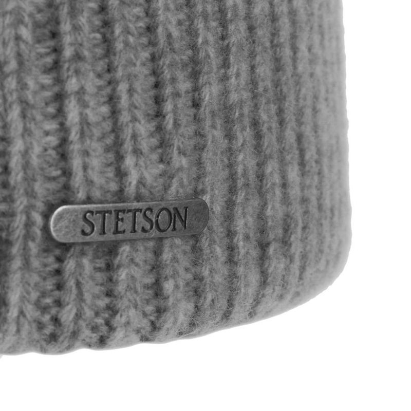 Classic Uni Wool Beanie Hat Grey Mottled - Stetson