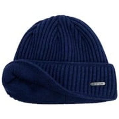 Stetson Parkman Knit Beanie Sapphire Blue