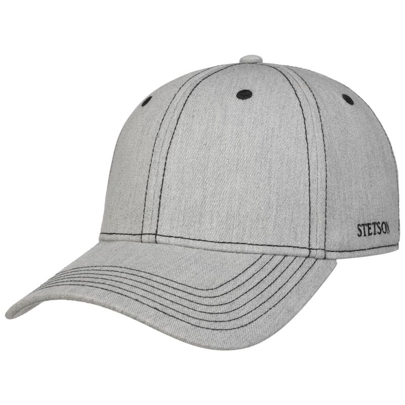 Classic Cotton Melange Cap Light Grey UV 40+ - Stetson