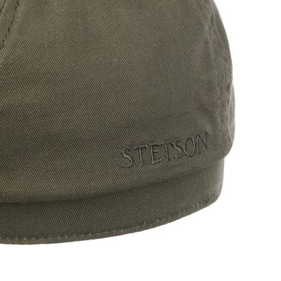 6-Panel Cap Cotton Twill Military Olive - Stetson