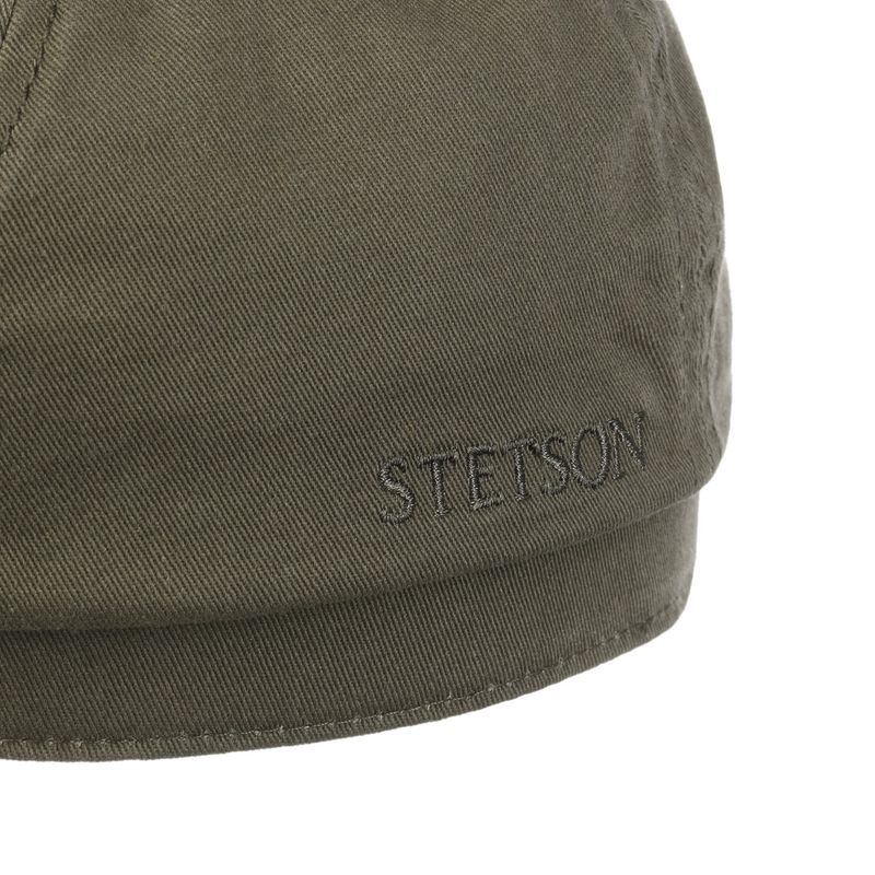 6-Panel Cap Cotton Twill Military Olive - Stetson