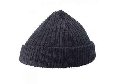 Docker Navy Melange Fold Up Rib Beanie - Atlantis - Fri frakt