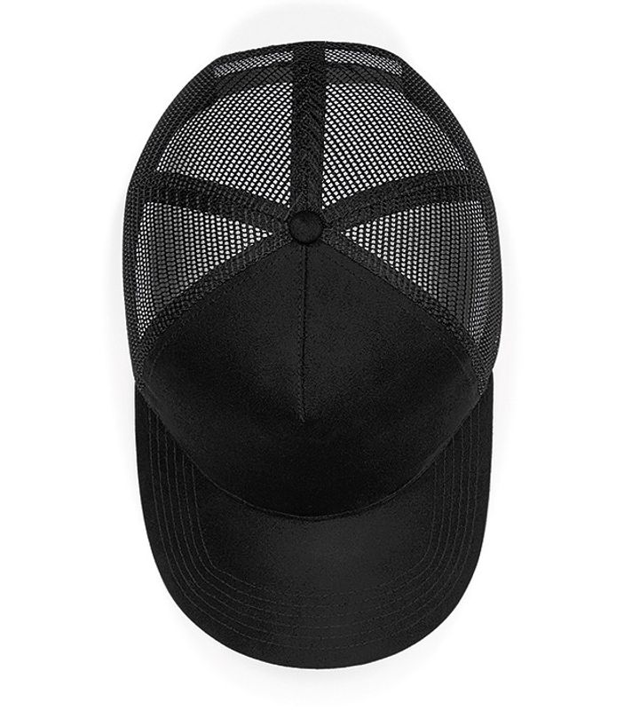 Suede Snapback Trucker Black - Beechfield