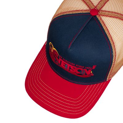 Trucker Cap On Vacation Blue/Red  - Stetson