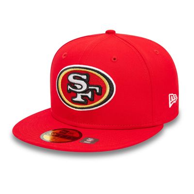 San Francisco 49ers NFL Official Team Colours Red 59FIFTY Fitted Cap - New Era