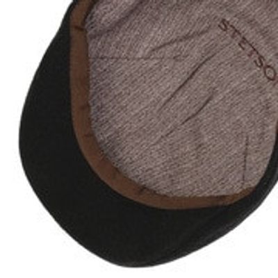 Texas Wool/Cashmere Black Gatsby Cap - Stetson