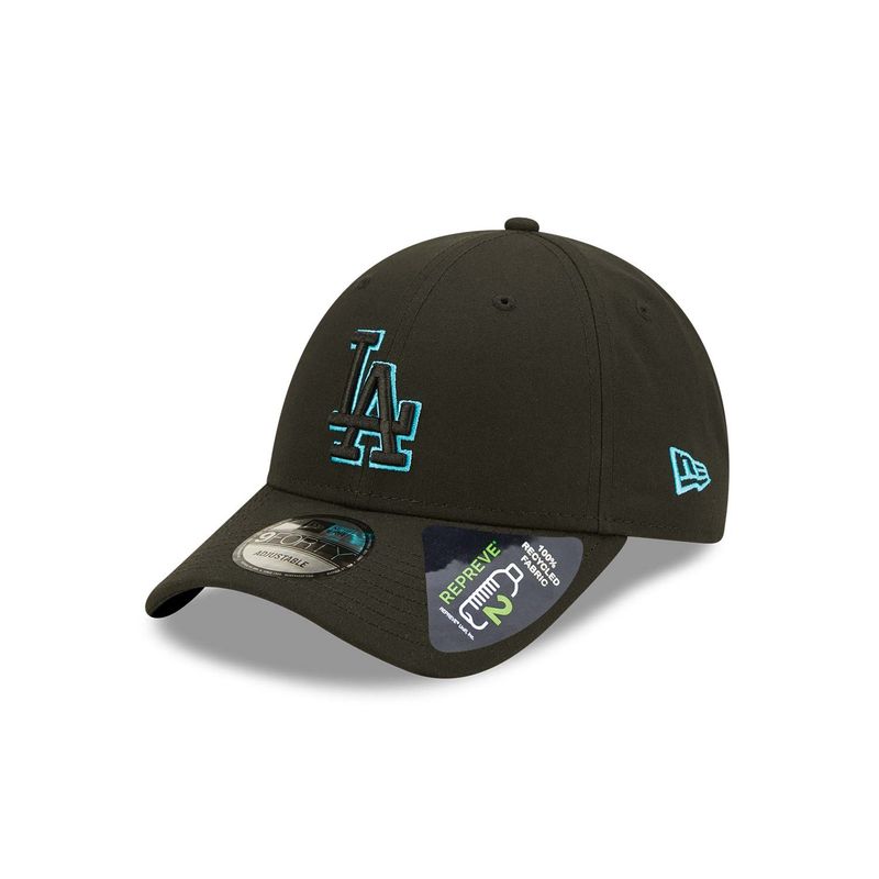 9forty LA Dodgers Neon Black REPREVE® - New Era