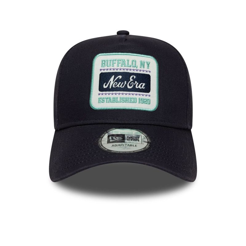 New Era Washed Patch Navy 9FORTY E-Frame Adjustable Cap