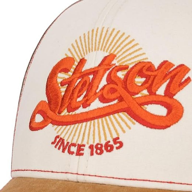 Stetson Baseball Cap Vintage Distressed Beige Brown