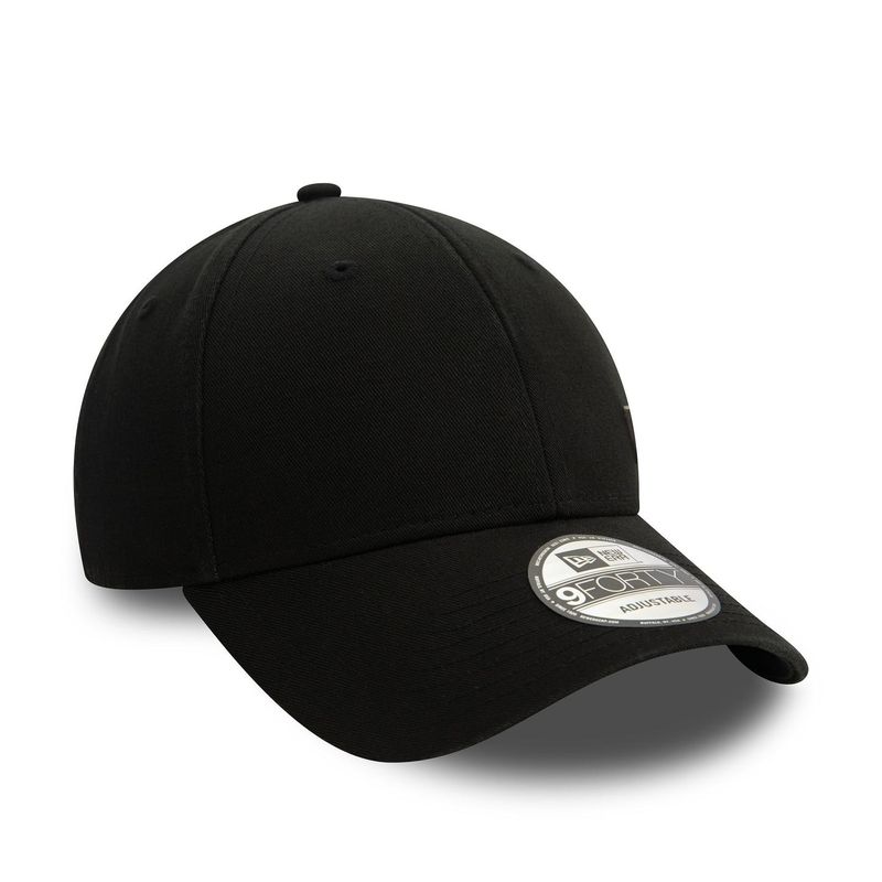 New Era Pin Black 9FORTY Adjustable Cap - New Era