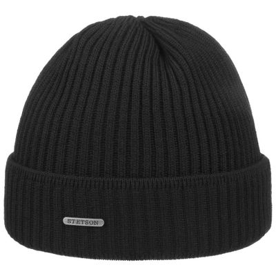 Parkman Knit Merino Wool Black- Stetson