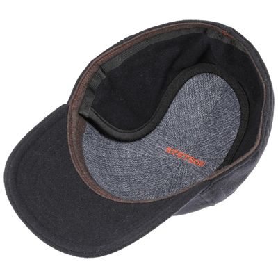 Baseball Cap Wool/Cashmere EF Black Stetson