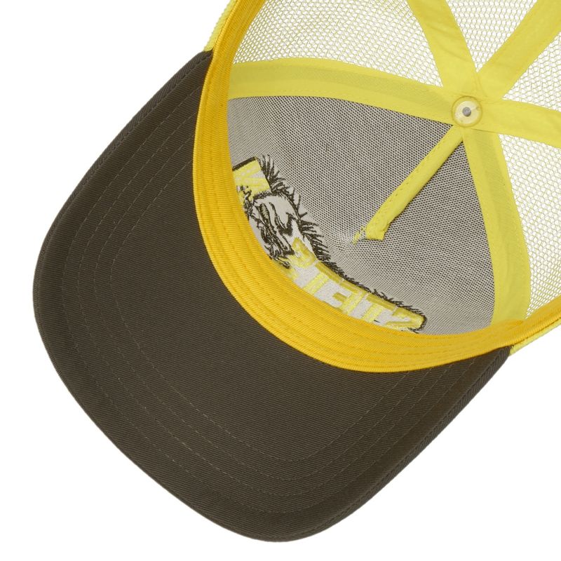 Trucker Cap Ape Inspired by Nature Beige/Yellow - Stetson