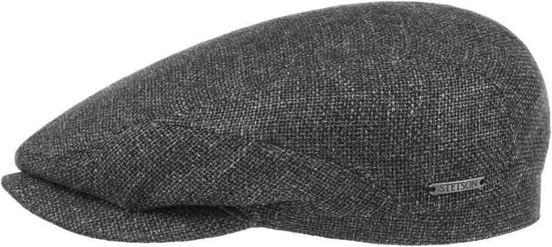 Driver Cap Virgin Wool/Linen Dark Grey Stetson