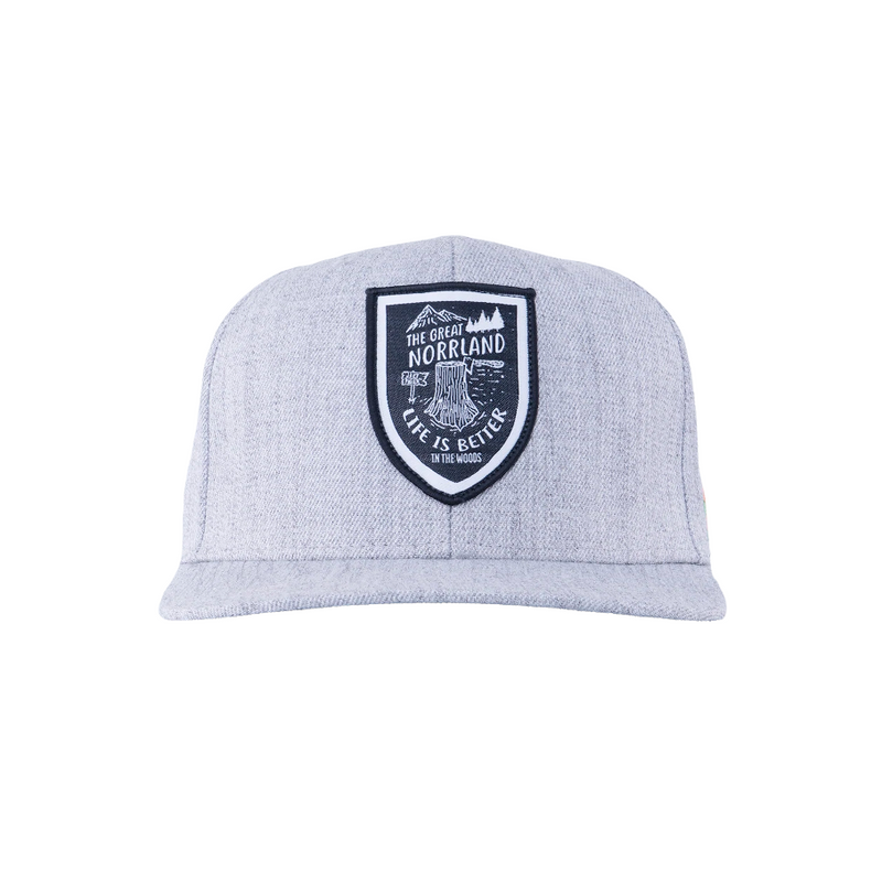 STOCK Life Better in The Woods Norrland Heather Grey - SQRTN