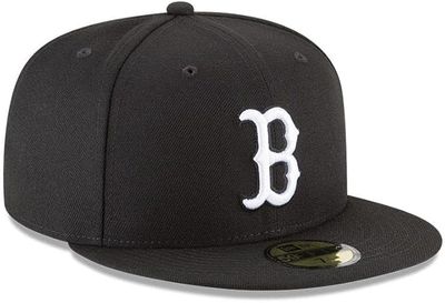New Era 59FIFTY Boston Red Sox Black White