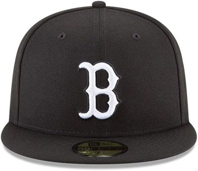 New Era 59FIFTY Boston Red Sox Black White