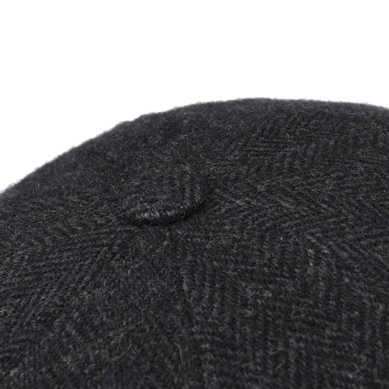 Hatteras Wool Herringbone Dark Grey Stetson