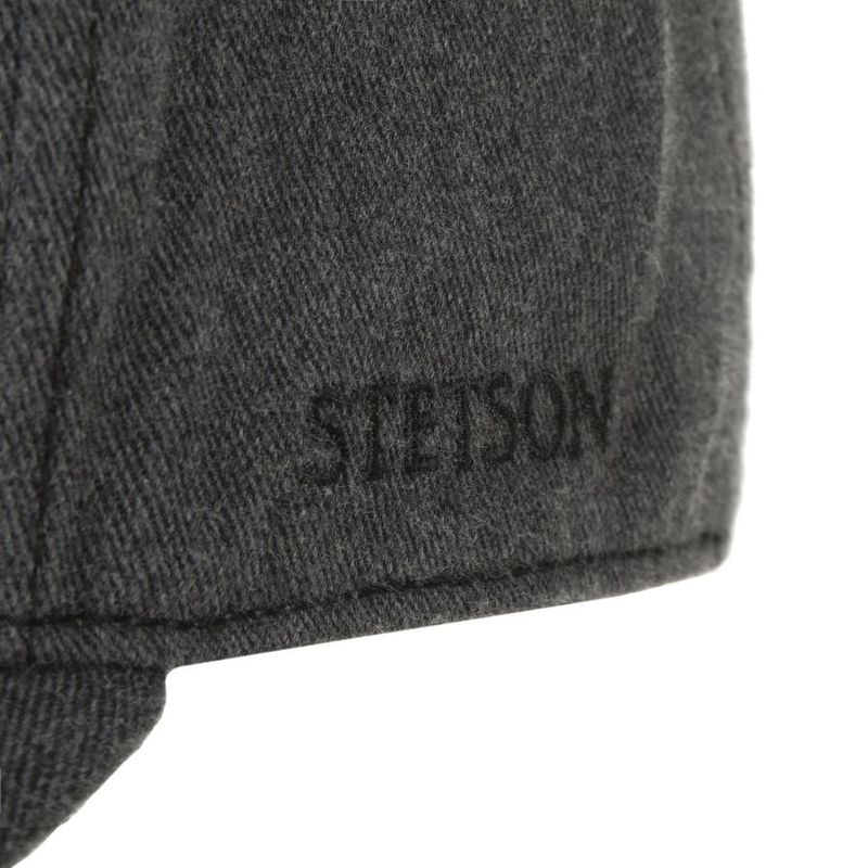 Stetson Baseball Cap Cotton Melange Dark Grey