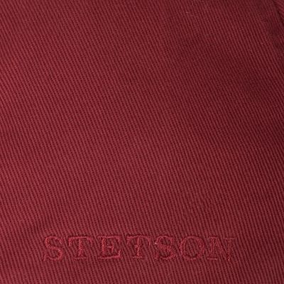 Rector Baseball Cap Cotton Wine Red - Stetson