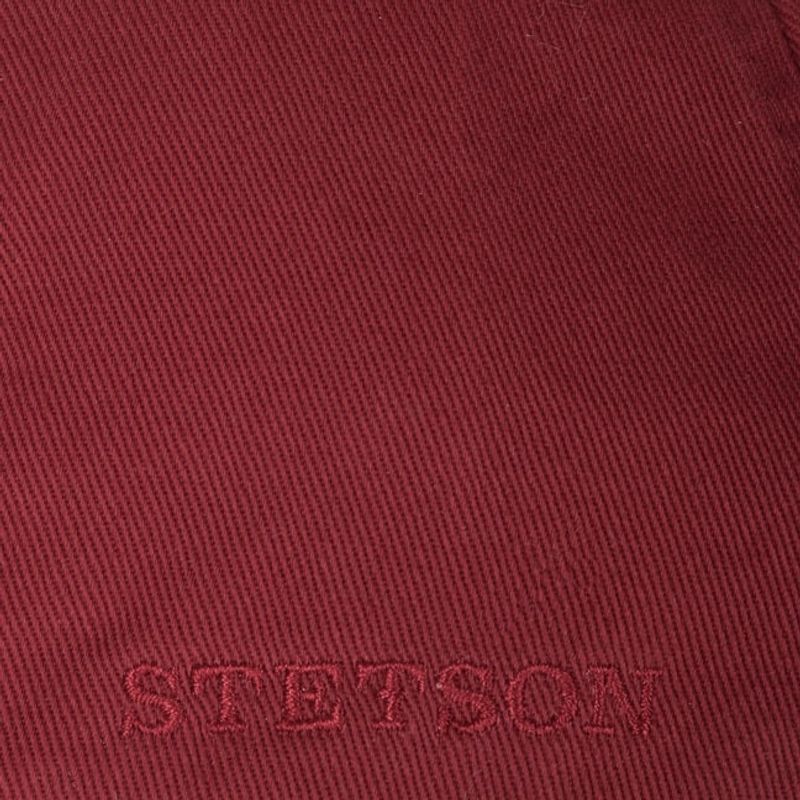 Rector Baseball Cap Cotton Wine Red - Stetson