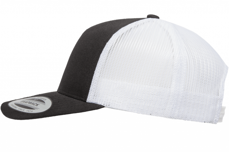 Trucker Flexfit Black/White 6506 från Flexfit/Yupoong i lager