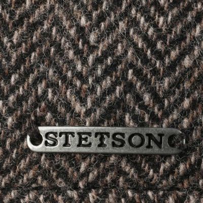 Baseball Cap Wool Herringbone Antra Melange Stetson